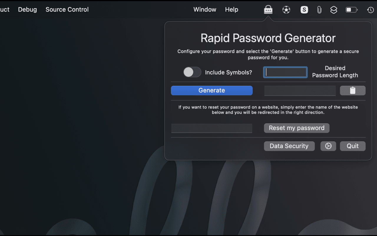 Rapid Password Generator