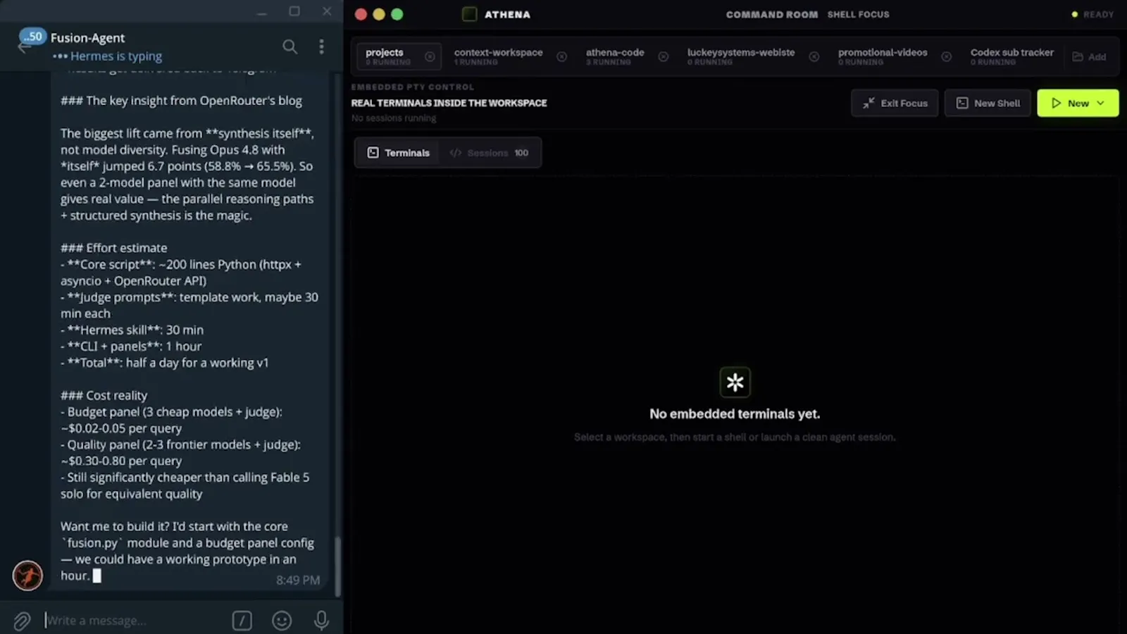 Athena Desktop screenshot 1 (video preview)