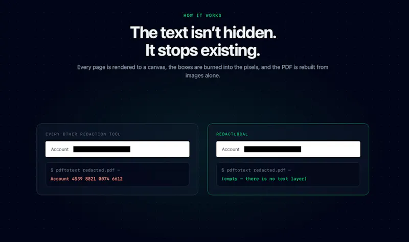 RedactLocal screenshot 4