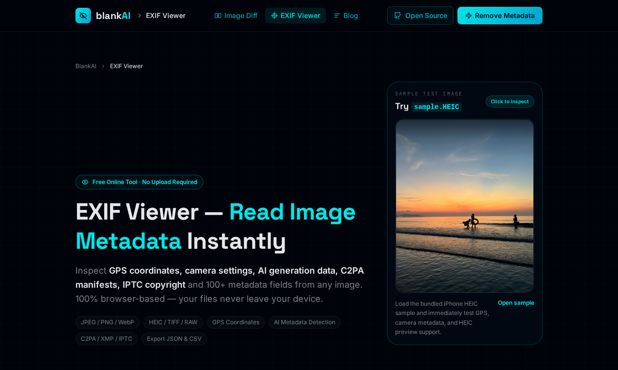 BlankAI — Remove AI Metadata gallery image