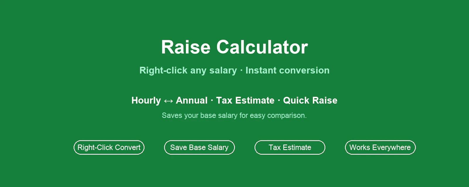 Raise Calculator screenshot 1