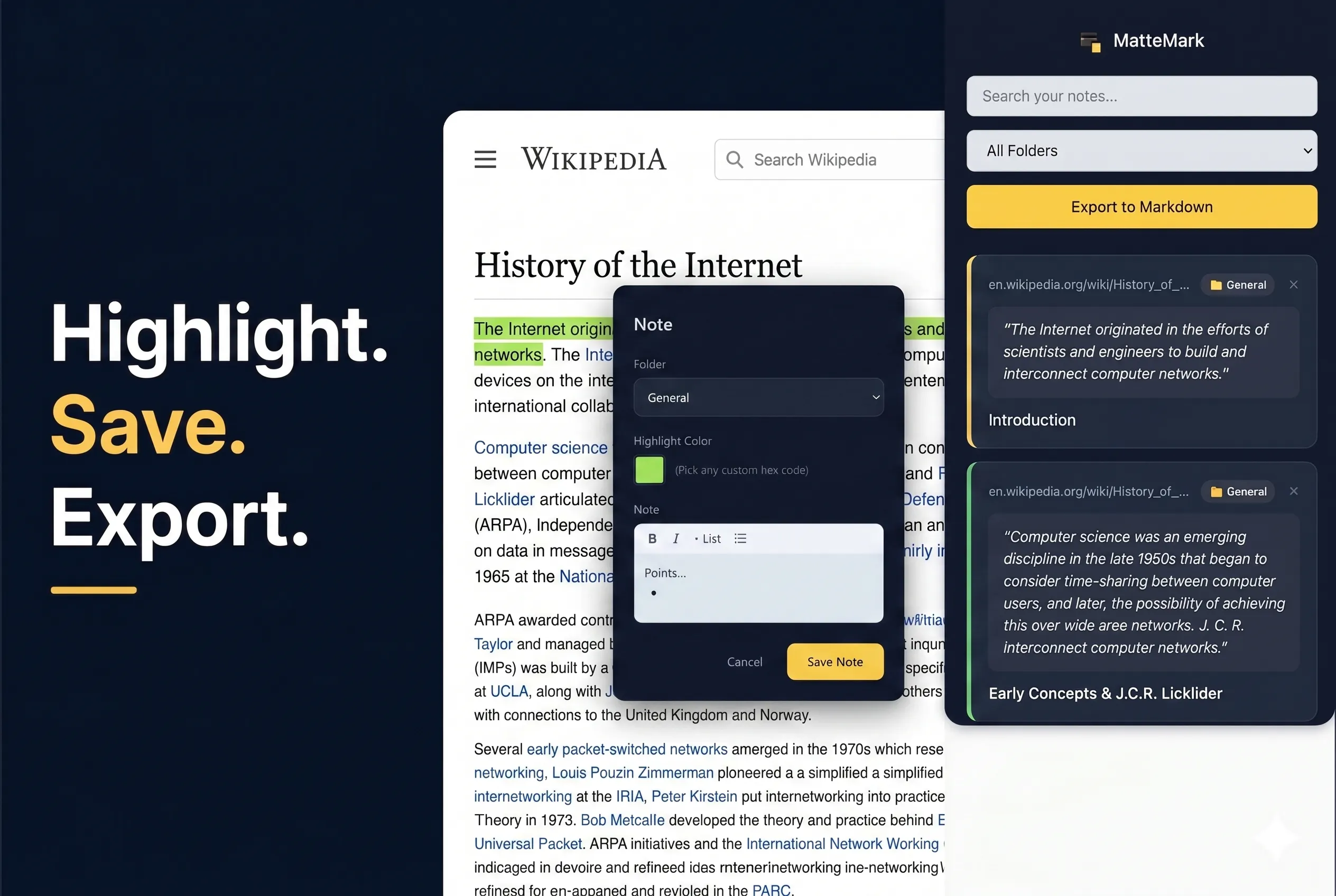 MatteMark - Web Highlighter & Notes Tool gallery image