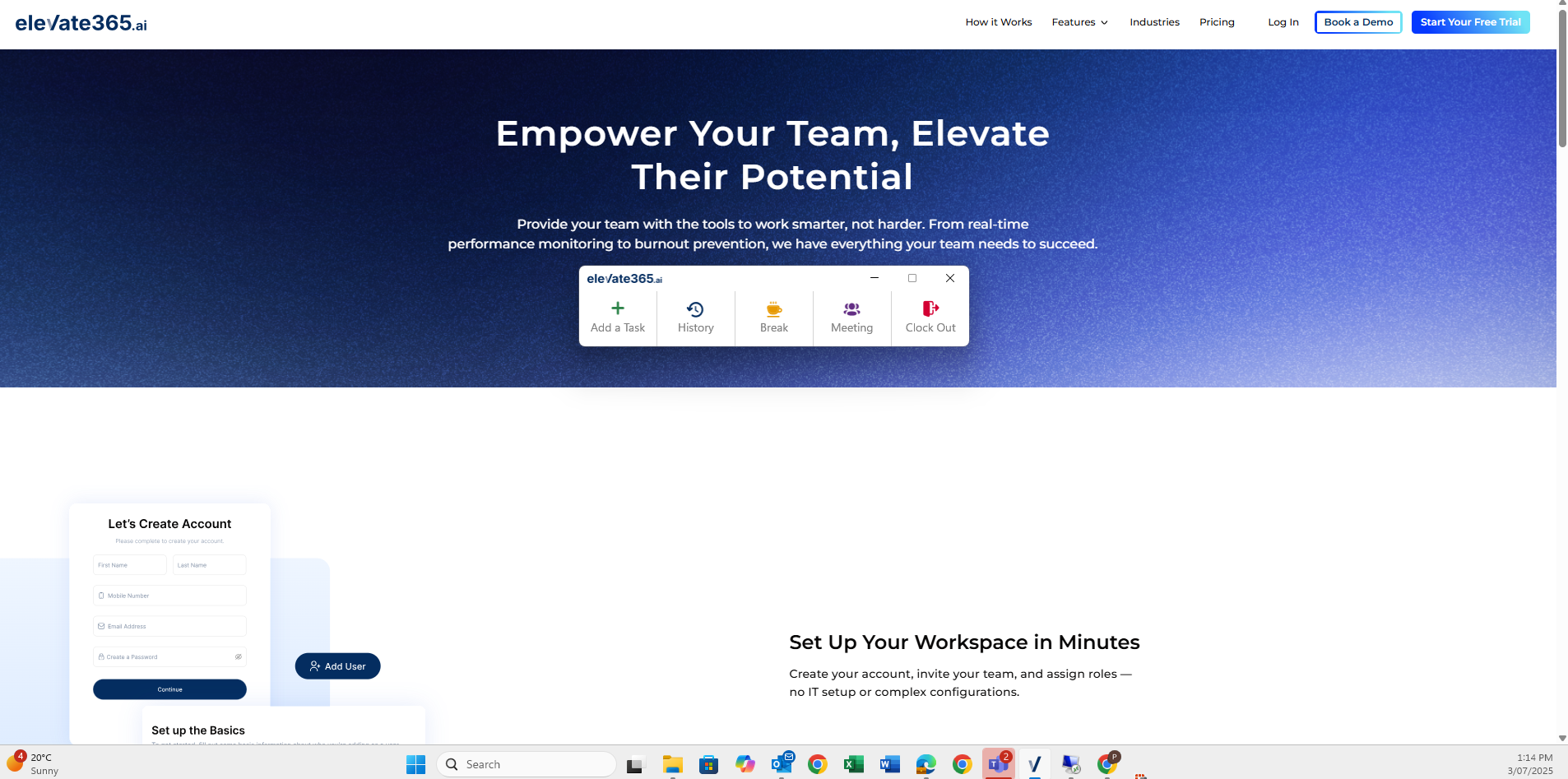 Elevate365.ai - 존재뿐만 아니라 생산성을 측정하십시오 미디어 4