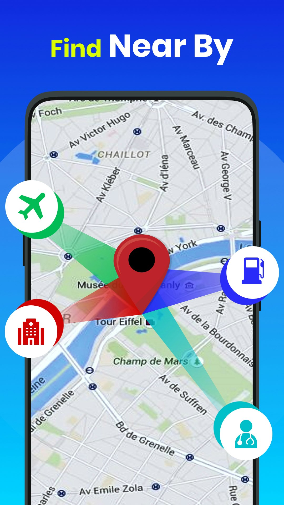 Street View Live Satellite Map - Исследуйте World со спутниковой картой, получите планировщик маршрутов с картой медиа 4