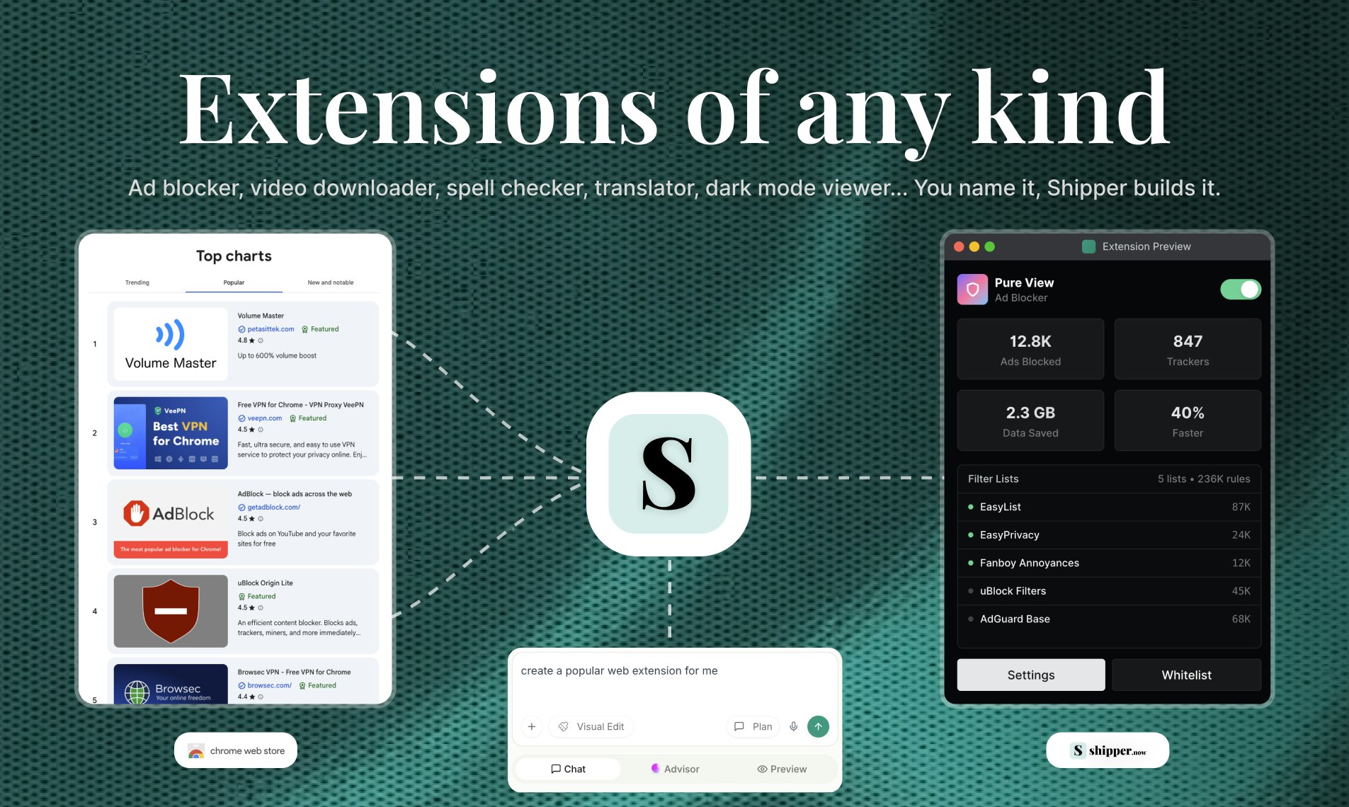 AI Chrome Extension Builder gallery image