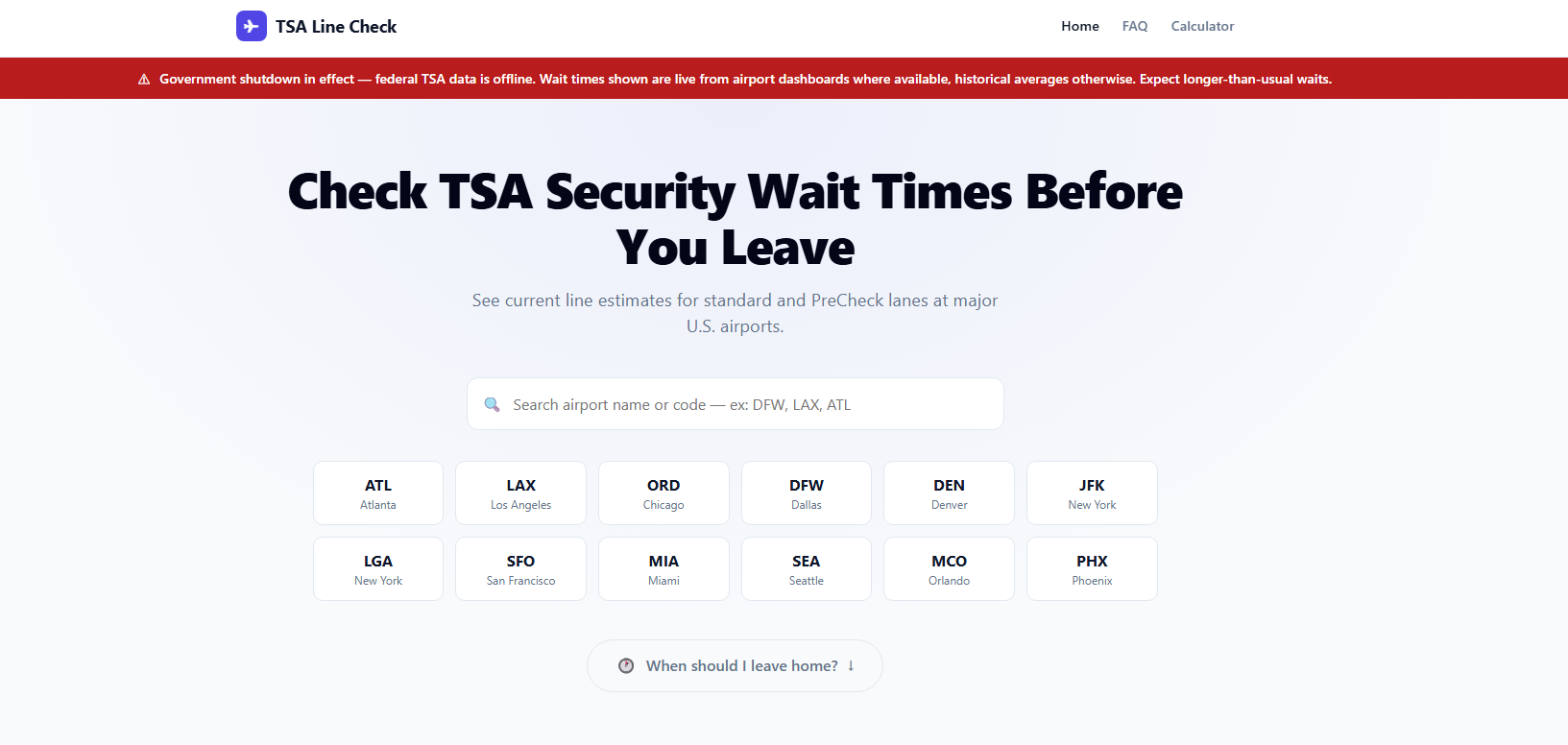 TSA Lines gallery image