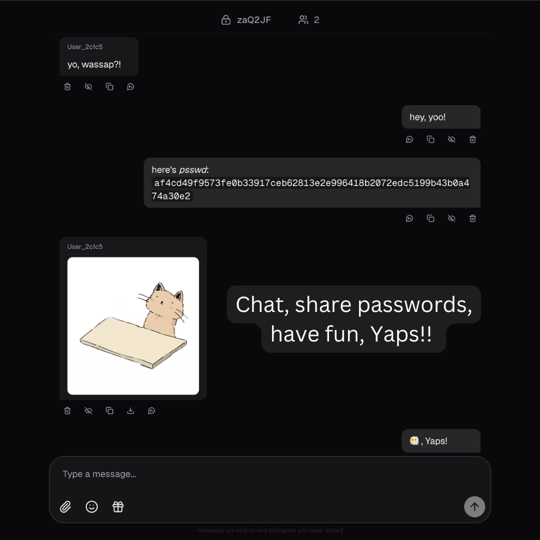 yaps[dot]chat redesigned gallery image