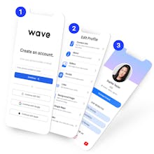 Wave Digital Business Card gallery image
