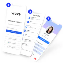Wave Digital Business Card gallery image