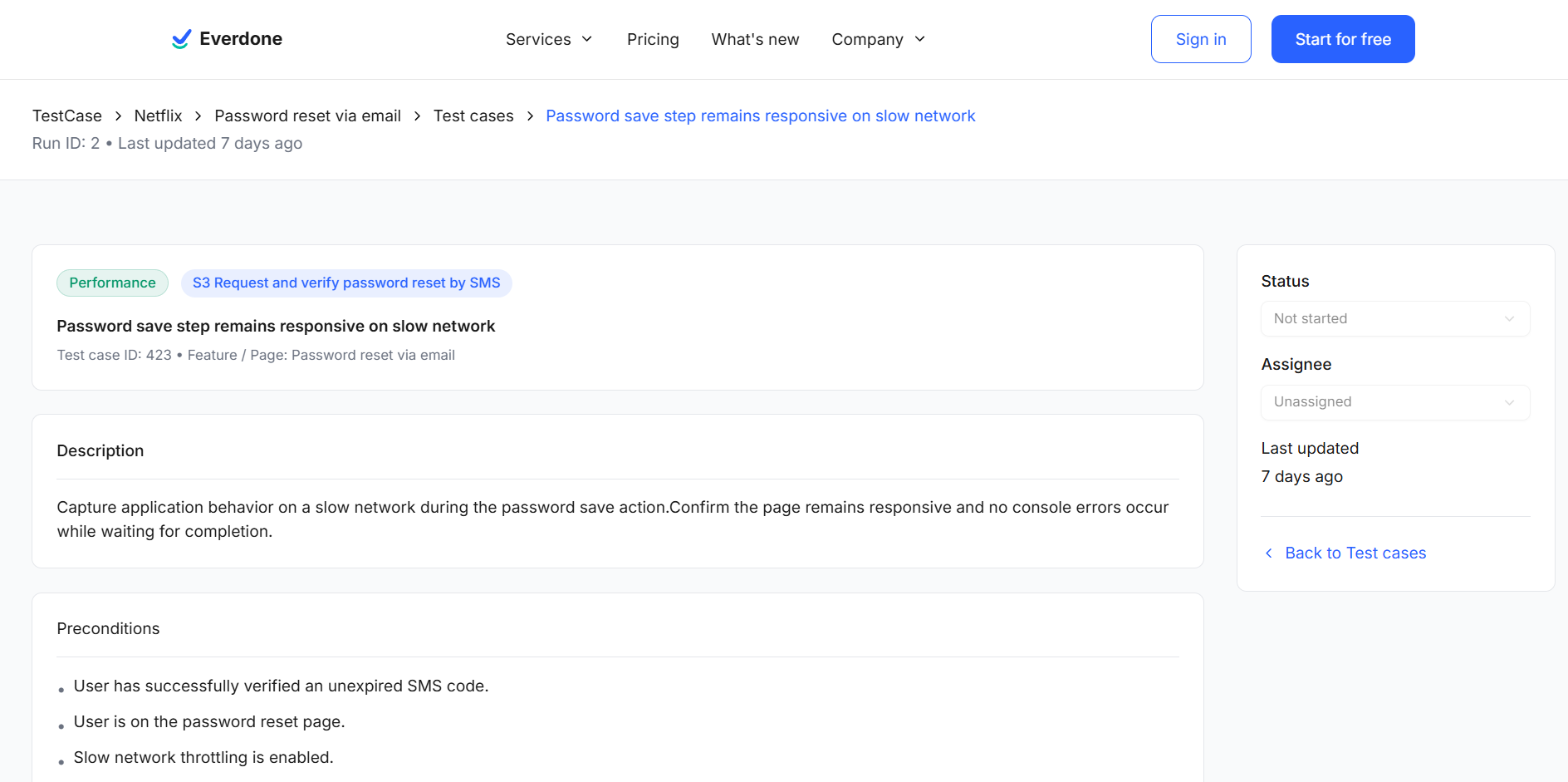 Everdone TestCase gallery image