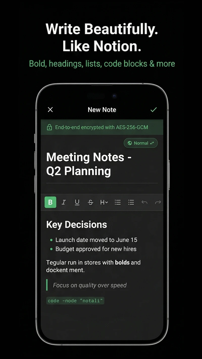 CipherScribe: Offline Notes screenshot 3