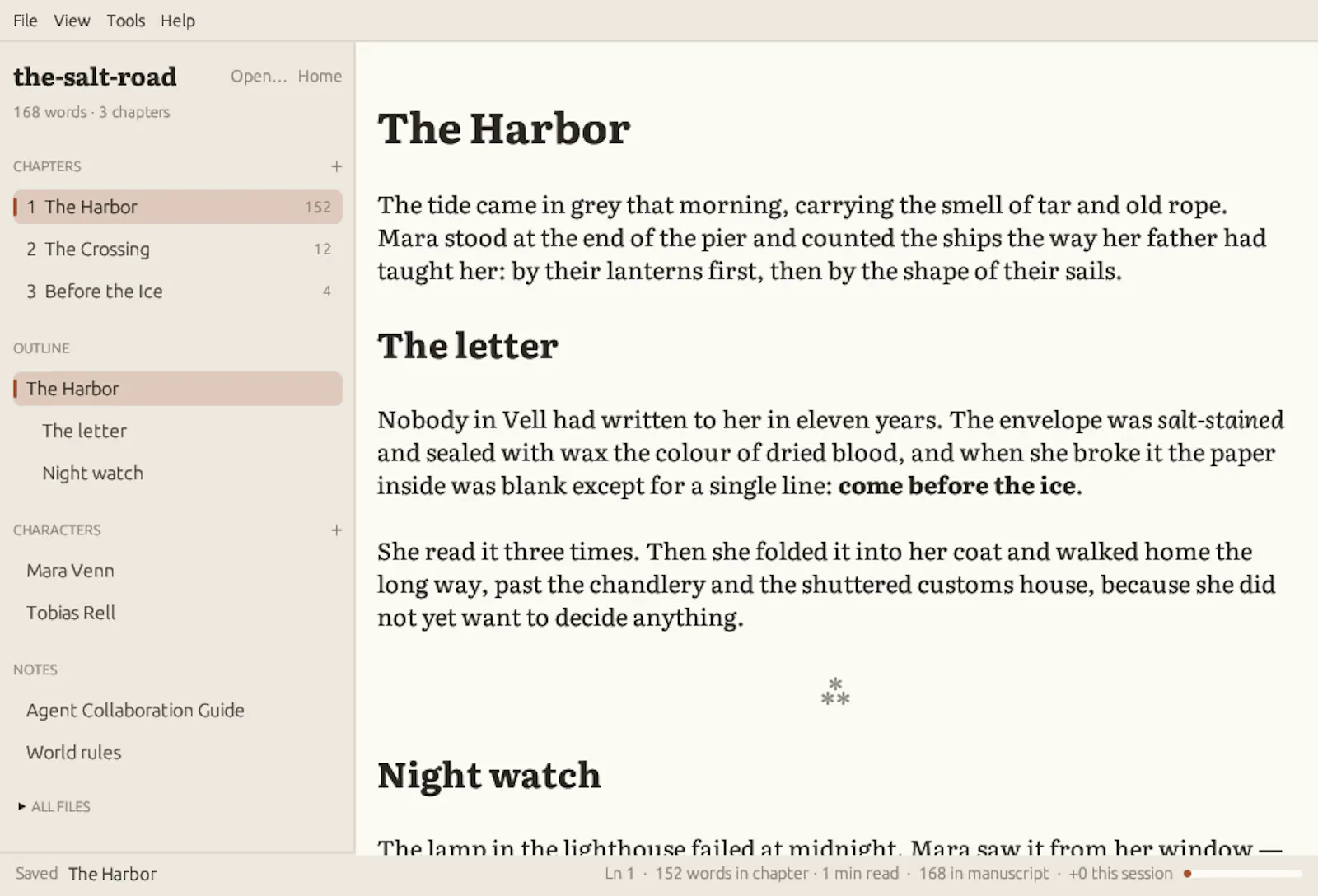 Quillwright screenshot 1
