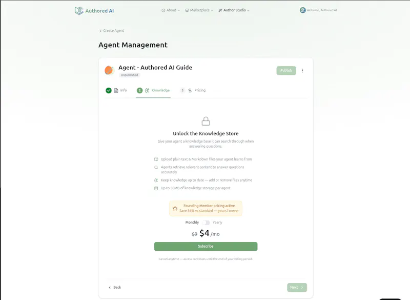 Authored AI screenshot 6