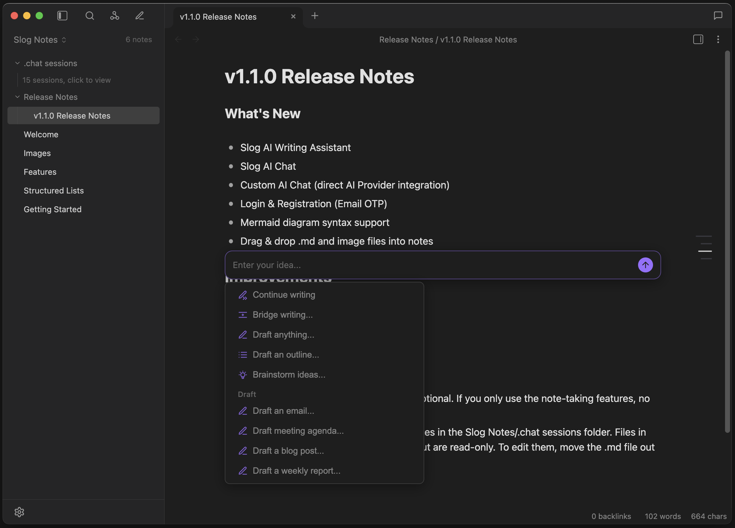 Slog Notes gallery image
