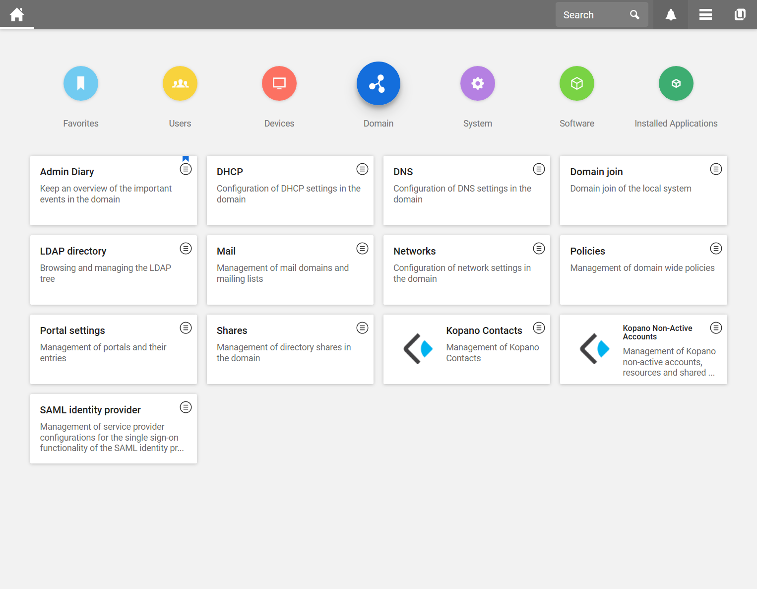 Univention Corporate Server (UCS) gallery image