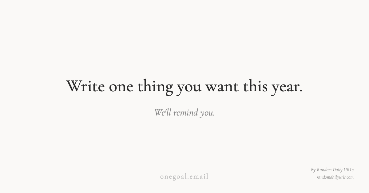 One Goal gallery image