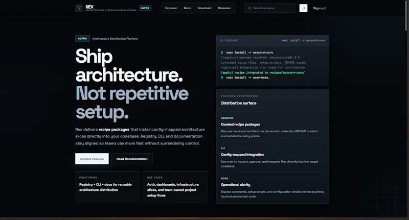 Nex screenshot 2