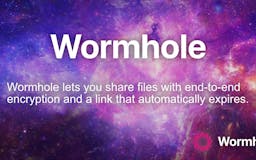 Wormhole media 2