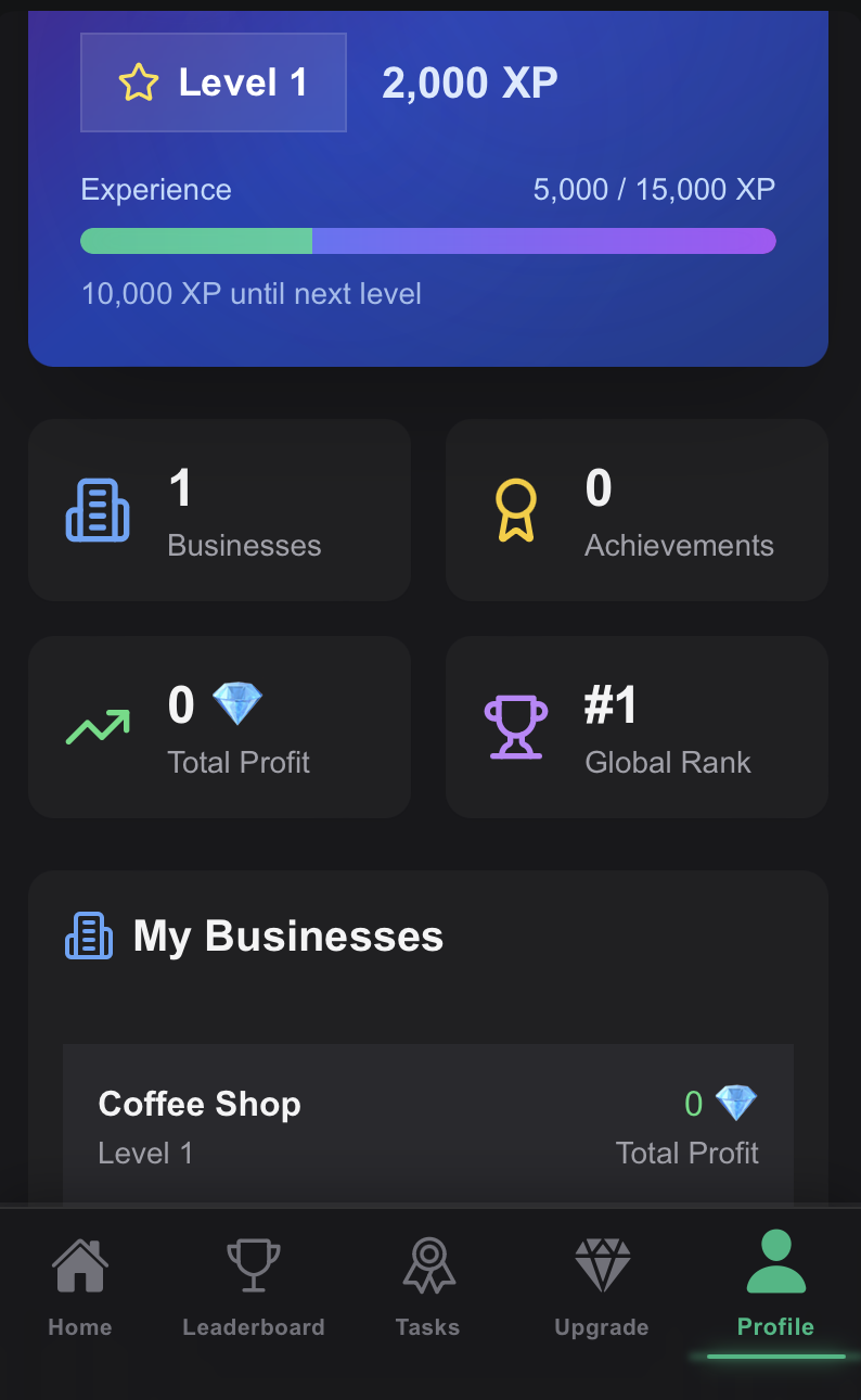 وسائط لعبة malldriven |تطبيق Telegram Mini - بناء إمبراطورية رقمية مع تحركات الأعمال الذكية 2