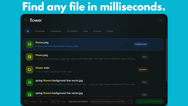 QuickMole screenshot 3