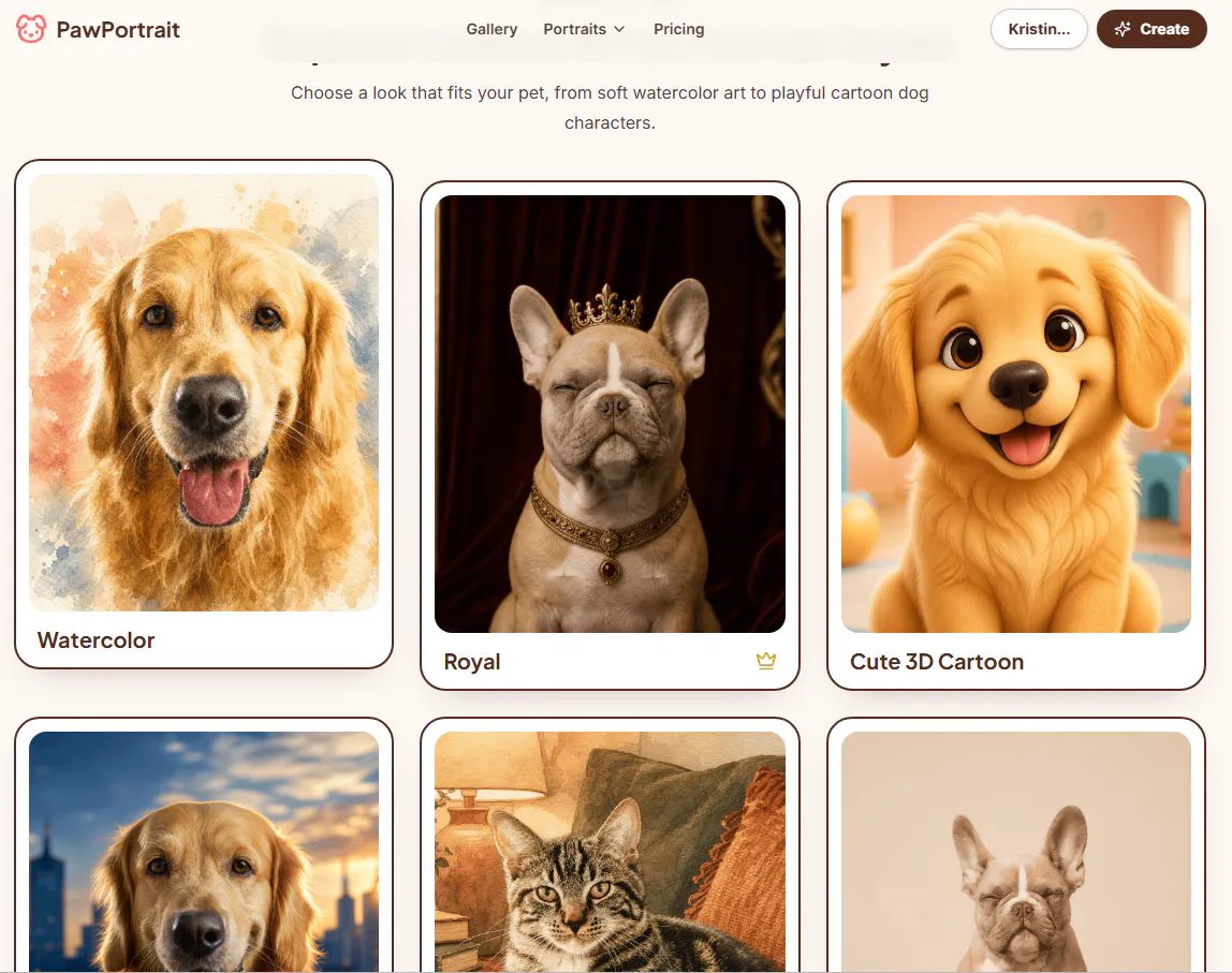 PawPortrait gallery image