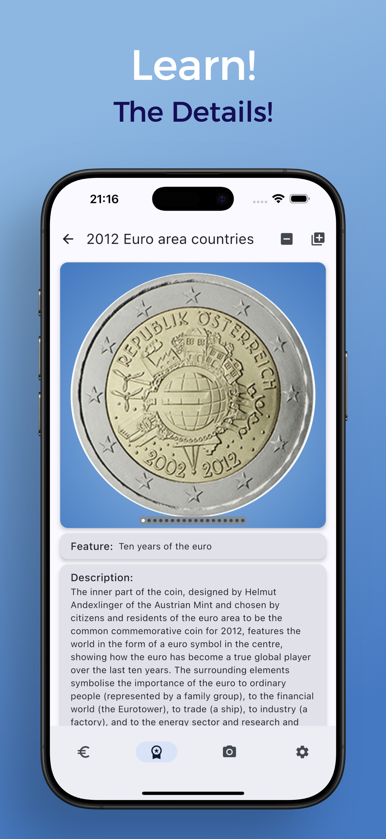 Euro Coins - Use camera to identify Euro Coins and track your collection! media 4