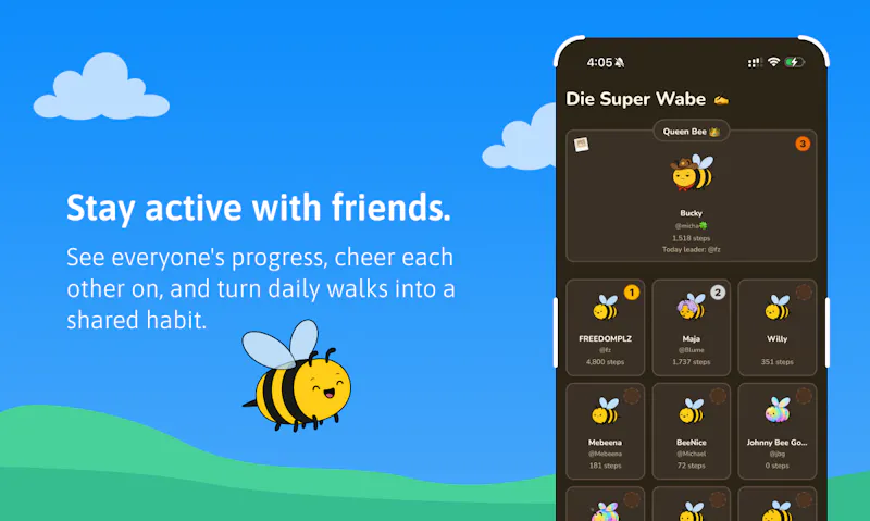 BuzzBuzz - Step Tracker screenshot 4