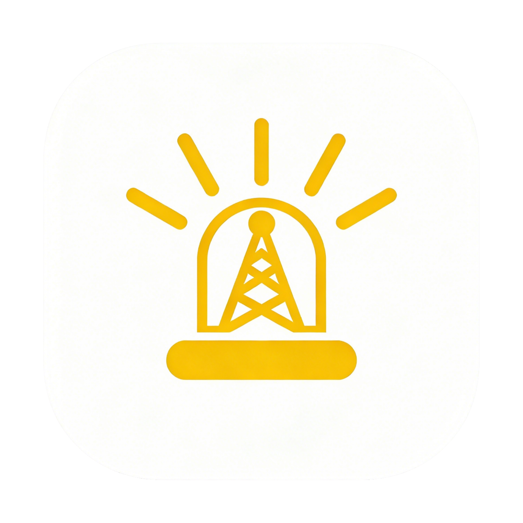 OurBeacon: Quiet Support - Product Hunt launch logo and brand identity