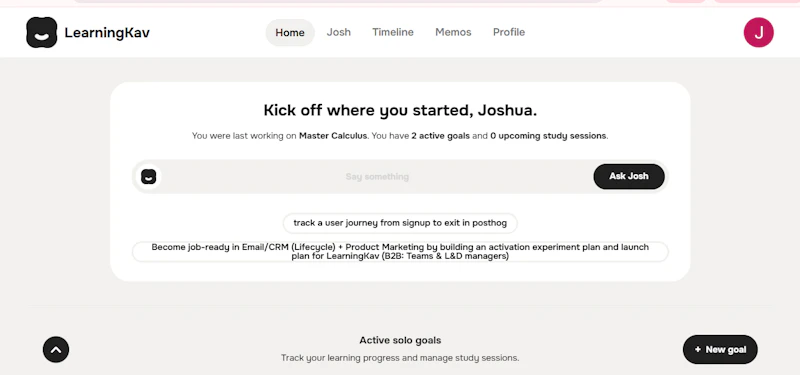 josh.learningkav screenshot 3