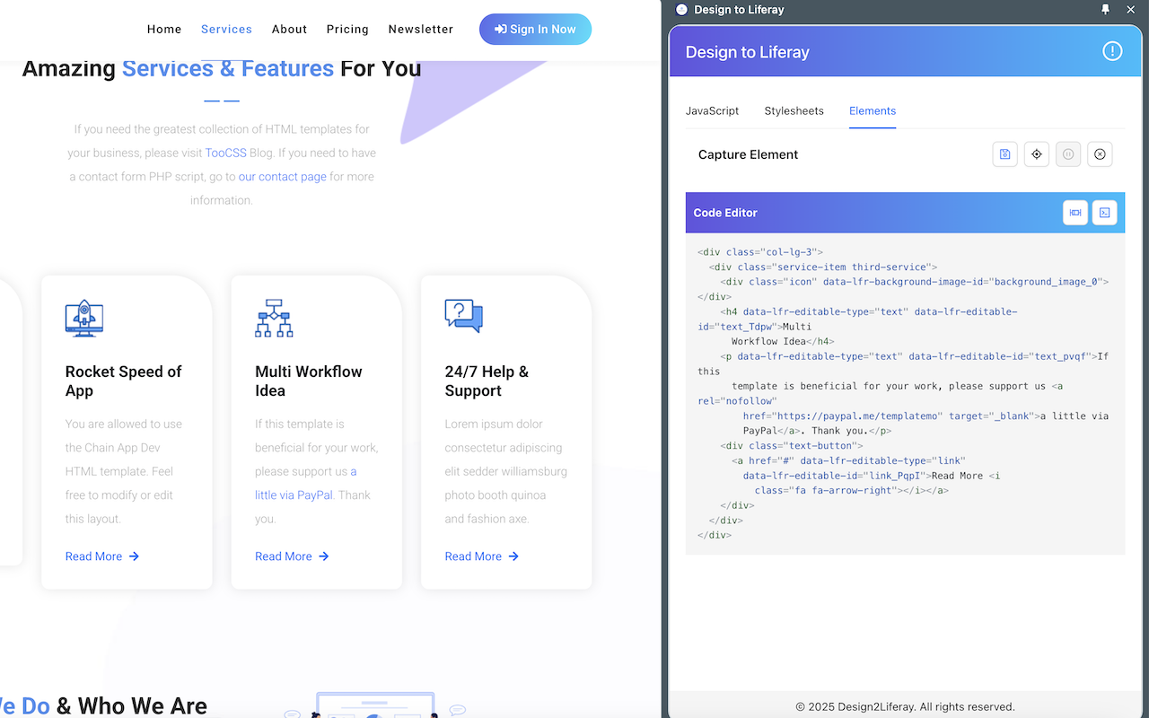 وسائط Design2Liferay - تسريع تطوير Liferay مع أتمتة التصميم 5