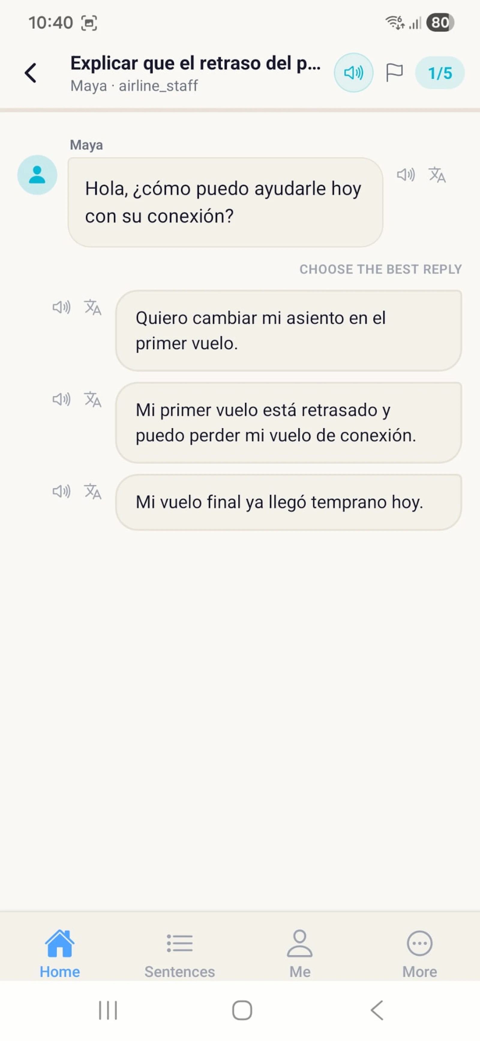 Parlio —Turn your sentences into lang. screenshot 8