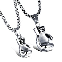 Stainless steel necklace in Fates stone gallery image