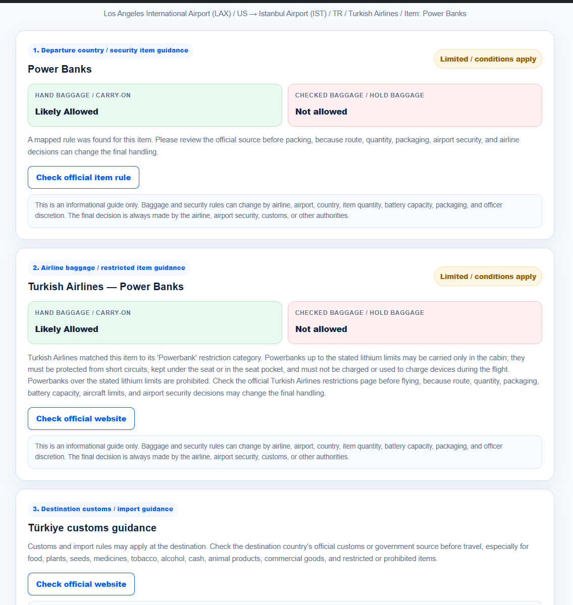 flightrulefinder.com gallery image