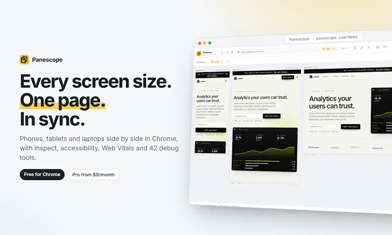 Panescope screenshot 1