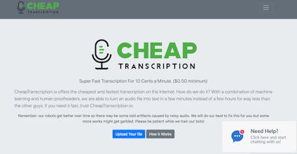 CheapTranscription gallery image