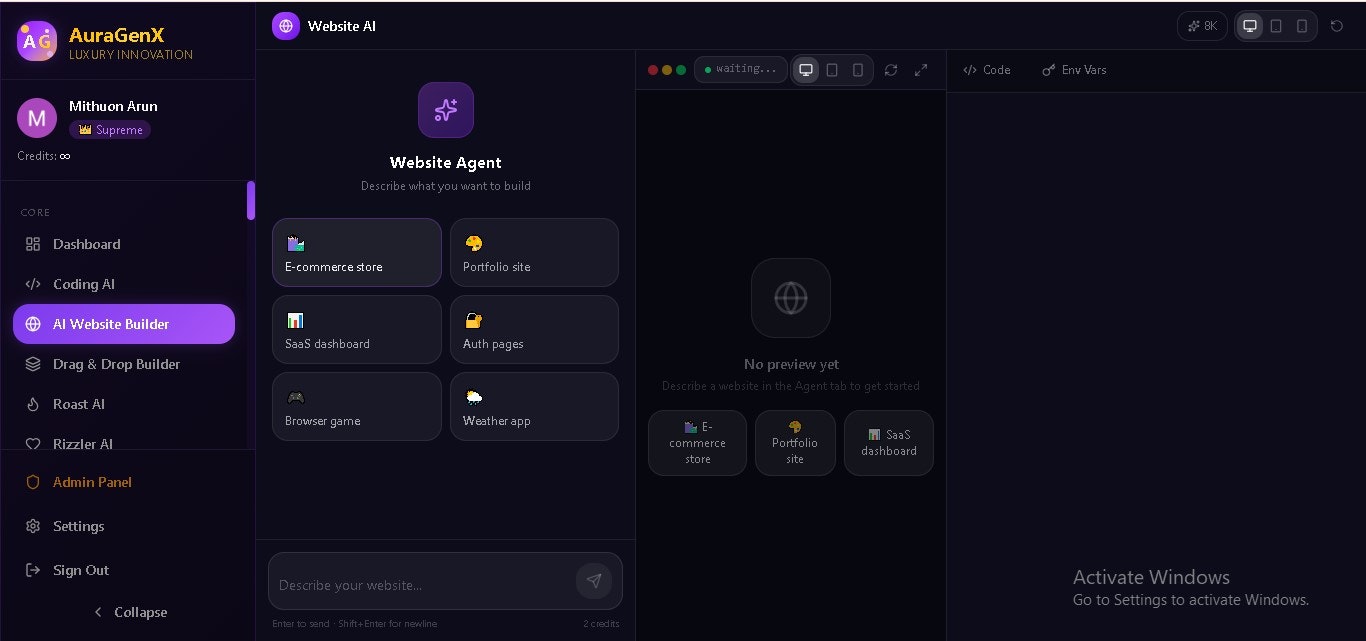 AuraGenX gallery image