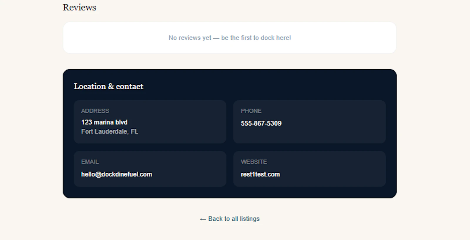DockDineFuel screenshot 7
