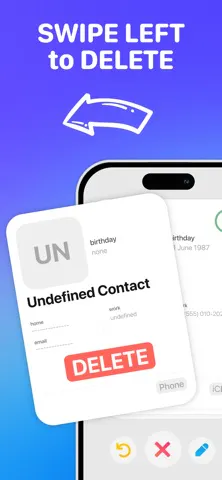 Swipe Contacts Cleaner App gallery image