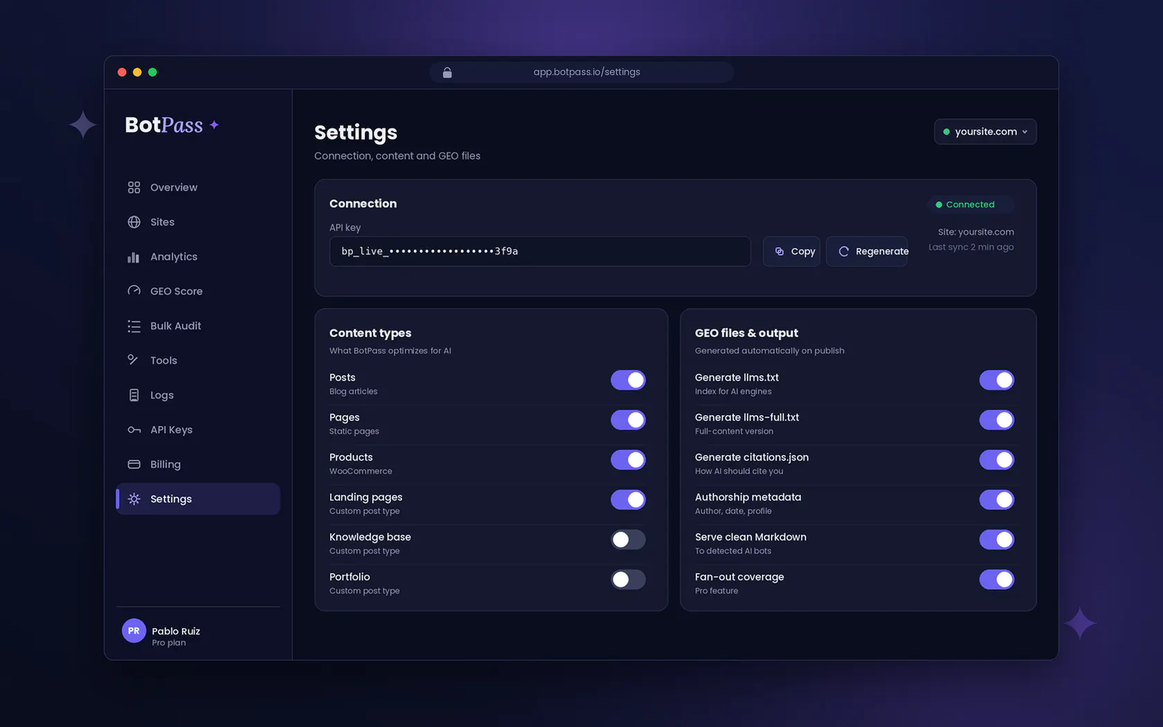 Botpass.io gallery image