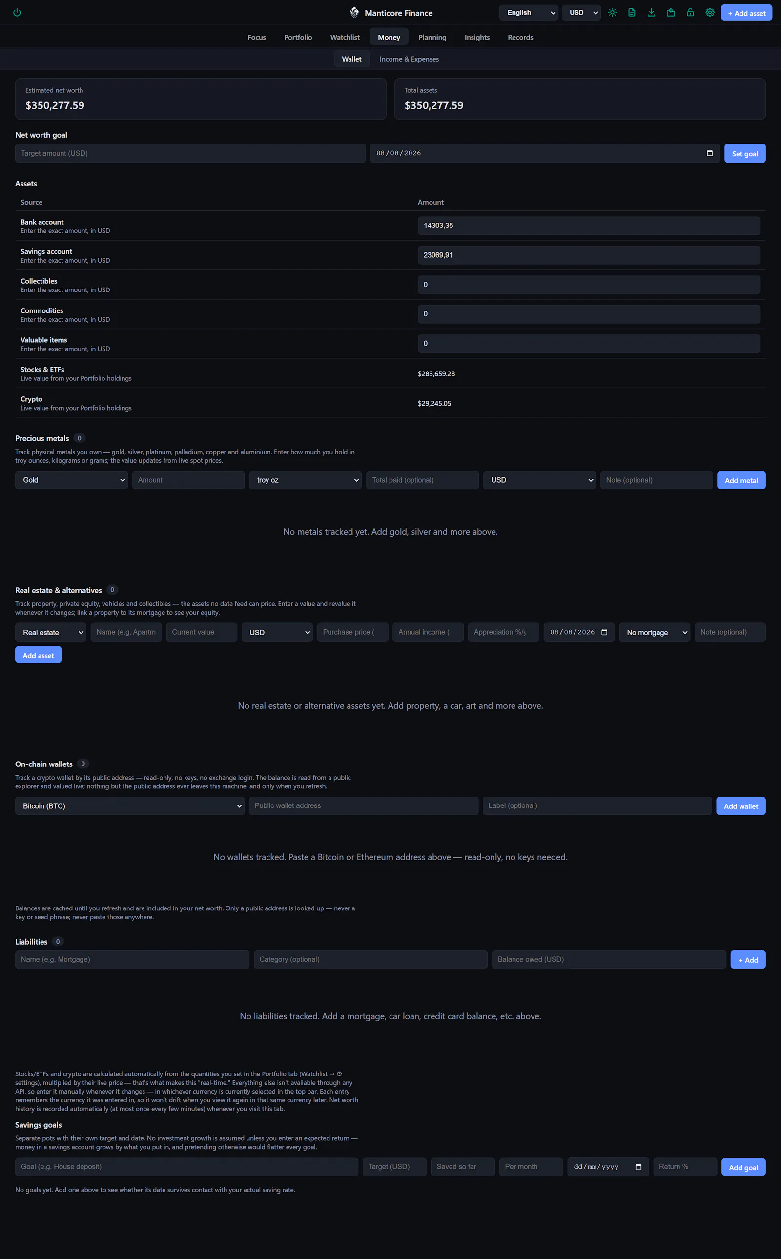 Manticore Finance screenshot 10