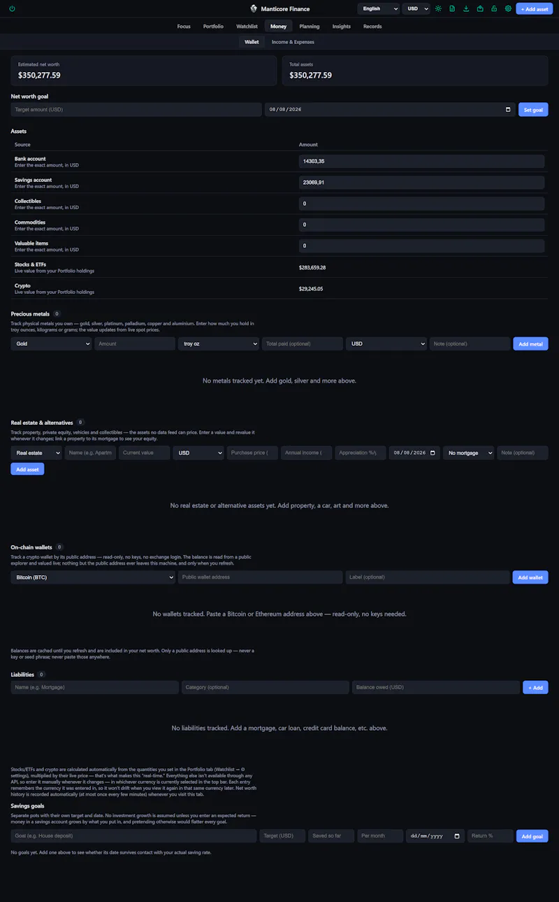 Manticore Finance screenshot 10