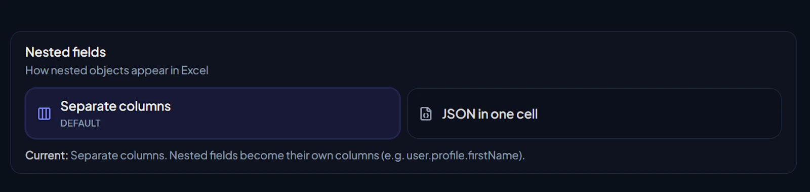 JSON to Excel screenshot 5