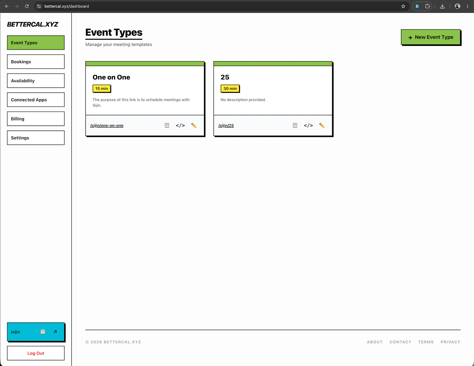 BetterCal screenshot 1