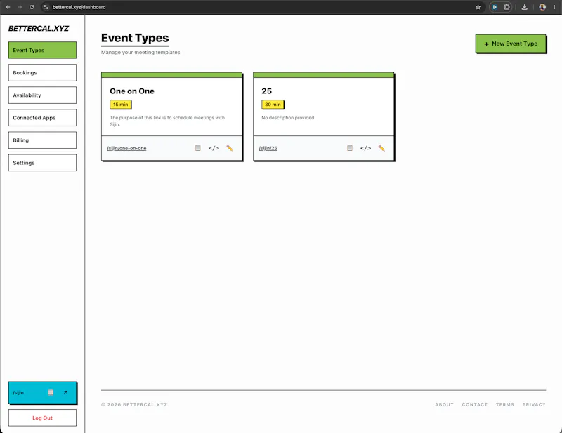 BetterCal screenshot 1