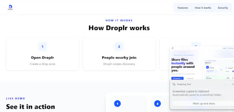 Droplr gallery image
