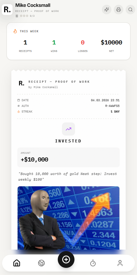 Receipt Proof Tracker gallery image