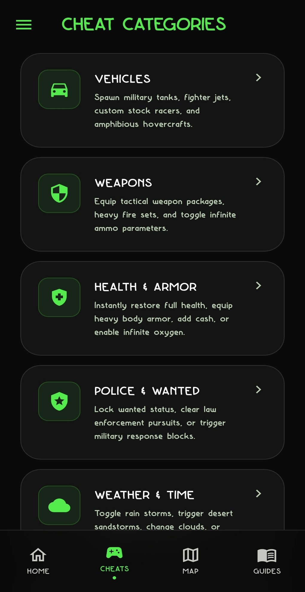GTA SA Cheats Pro gallery image