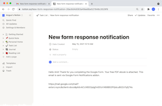 Send Gmail to Notion gallery image