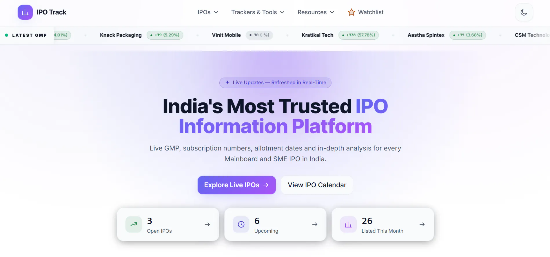 IPO Track gallery image