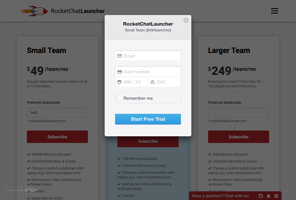 RocketChatLauncher gallery image
